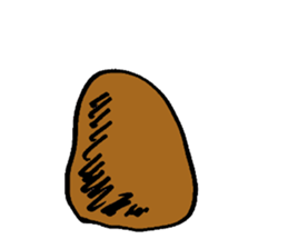 Taro potato sticker #12291616