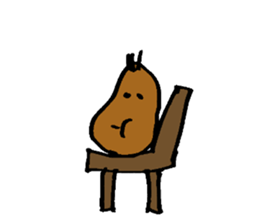 Taro potato sticker #12291620