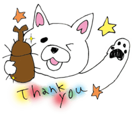 Daily summer of white Chihuahua sticker #12291663