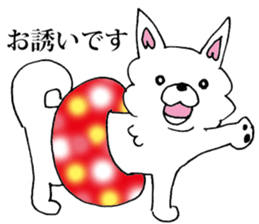 Daily summer of white Chihuahua sticker #12291672