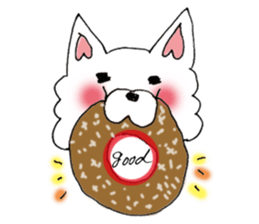 Daily summer of white Chihuahua sticker #12291680