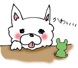 Daily summer of white Chihuahua sticker #12291691