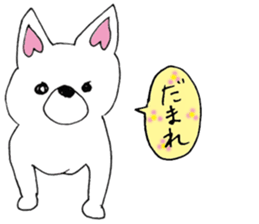 Daily summer of white Chihuahua sticker #12291694
