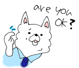 Daily summer of white Chihuahua sticker #12291697