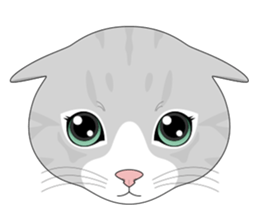 CAT FACE ! sticker #12291703