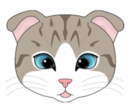 CAT FACE ! sticker #12291707