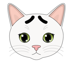 CAT FACE ! sticker #12291708
