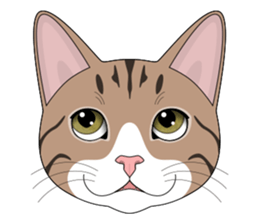 CAT FACE ! sticker #12291711