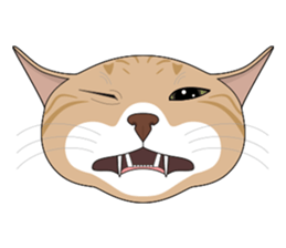 CAT FACE ! sticker #12291714