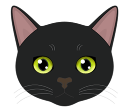 CAT FACE ! sticker #12291722