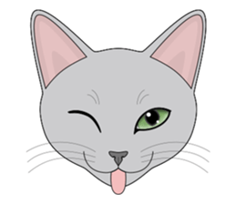 CAT FACE ! sticker #12291725