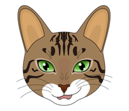 CAT FACE ! sticker #12291729