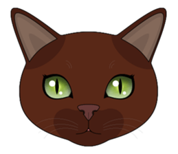 CAT FACE ! sticker #12291741