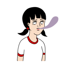 Daily life volleyball sticker #12292148