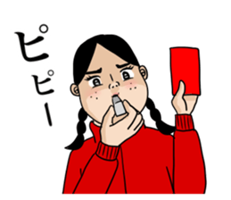 Daily life volleyball sticker #12292174