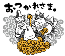 God of the happiness of the boy Yamato sticker #12292233