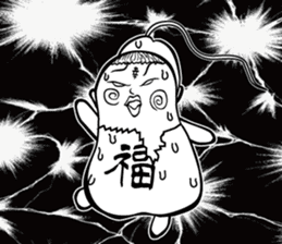 God of the happiness of the boy Yamato sticker #12292252
