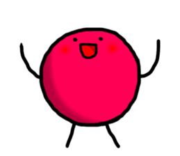 Sticker of the amiable character sticker #12292902