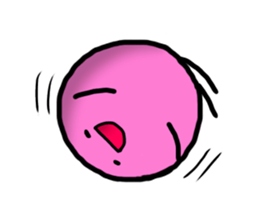 Sticker of the amiable character sticker #12292905