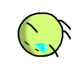 Sticker of the amiable character sticker #12292906