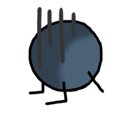 Sticker of the amiable character sticker #12292907