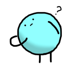 Sticker of the amiable character sticker #12292909