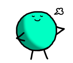 Sticker of the amiable character sticker #12292913