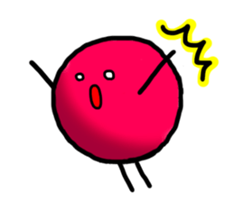 Sticker of the amiable character sticker #12292914