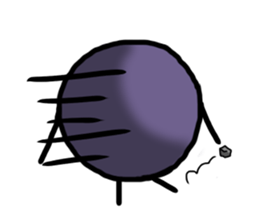 Sticker of the amiable character sticker #12292915