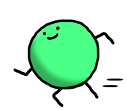 Sticker of the amiable character sticker #12292916