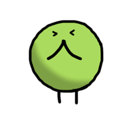 Sticker of the amiable character sticker #12292918