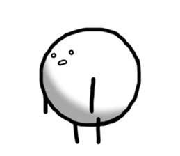 Sticker of the amiable character sticker #12292920