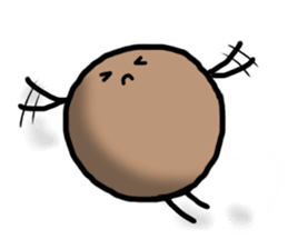 Sticker of the amiable character sticker #12292922