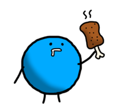 Sticker of the amiable character sticker #12292925