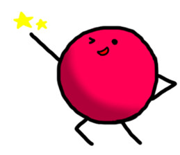 Sticker of the amiable character sticker #12292926