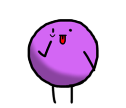 Sticker of the amiable character sticker #12292928