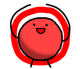 Sticker of the amiable character sticker #12292930