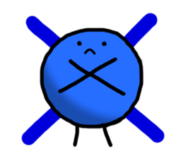 Sticker of the amiable character sticker #12292931