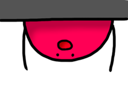 Sticker of the amiable character sticker #12292936