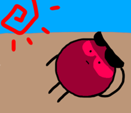 Sticker of the amiable character sticker #12292941