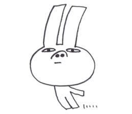 USAGI OISHII 3 sticker #12293180