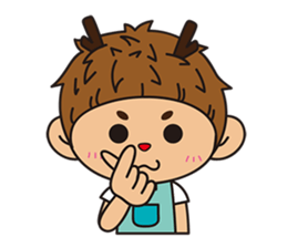 Mr. Deer waste of university life sticker #12294069