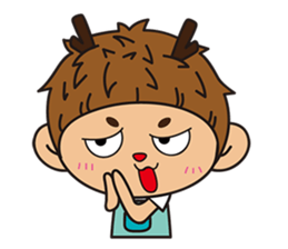 Mr. Deer waste of university life sticker #12294078