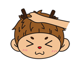 Mr. Deer waste of university life sticker #12294079