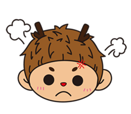 Mr. Deer waste of university life sticker #12294083