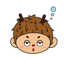 Mr. Deer waste of university life sticker #12294093