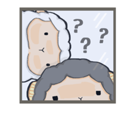 A lamb who like cotton candyII sticker #12294209