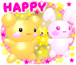 3D RACHEL from ANDREA Twinkle Star&Heart sticker #12294393