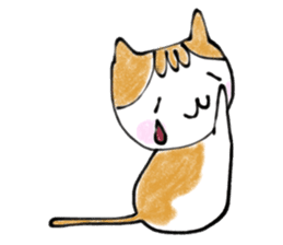 The cat which loves wine 2 sticker #12294695