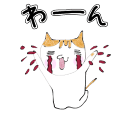 The cat which loves wine 2 sticker #12294697